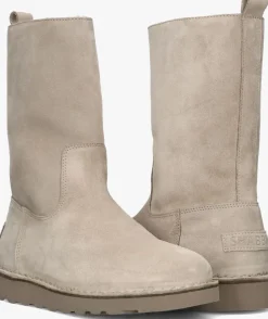 beige shabbies enkelboots palissa mia high zip