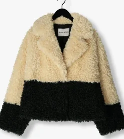 beige stand studio teddy jas jubel jacket