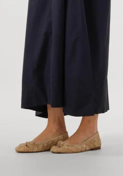 beige stefano lauran ballerina's tb24049