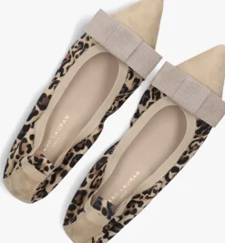 beige stefano lauran ballerina's ivonne