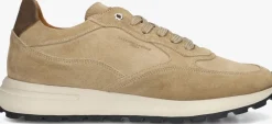beige stefano lauran lage sneakers champ