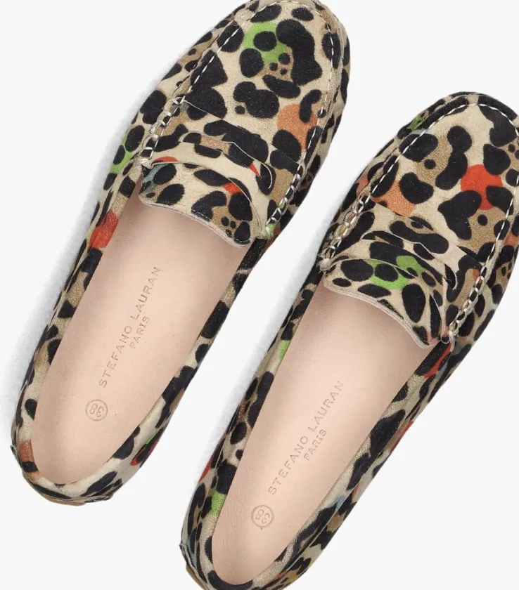 beige stefano lauran mocassins 11634