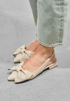 beige stefano lauran slingbacks mirella