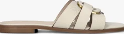 beige stefano lauran slippers 24152