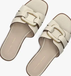 beige stefano lauran slippers 24152