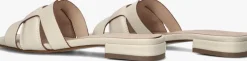 beige stefano lauran slippers 24050
