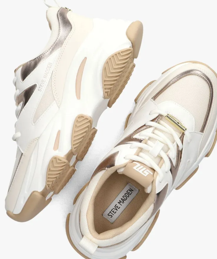 beige steve madden lage sneakers progressive