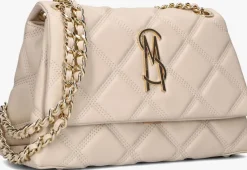 beige steve madden schoudertas bjolene