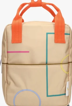beige sticky lemon rugtas small backpack