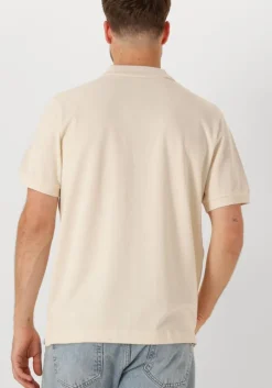 beige strøm clothing polo polo