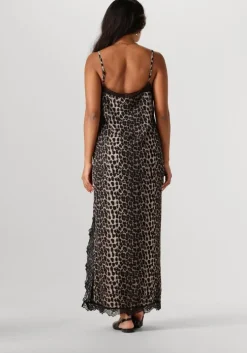 beige studio amaya maxi jurk tijger