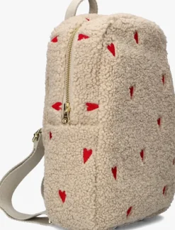 beige studio noos rugtas teddy hearts mini backpack