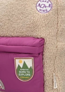 beige studio noos rugtas teddy midi backpack