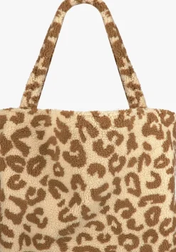 beige studio noos shopper teddy leopard mom-bag
