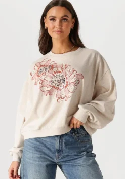 beige summum sweater longsleeve embellished sweatshirt