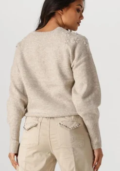 beige summum trui sweater wool elastane blend knit