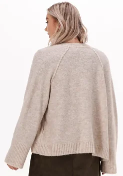 beige summum vest cardigan soft wool elastane knit