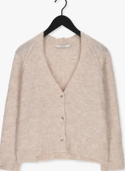 beige summum vest cardigan soft wool elastane knit