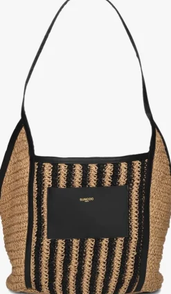 beige suncoo schoudertas akael