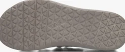 beige teva platte sandalen w voya strappy