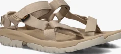 beige teva platte sandalen w hurricane xlt2