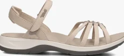 beige teva platte sandalen tirra traveler