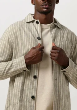 beige the goodpeople overshirt jelin