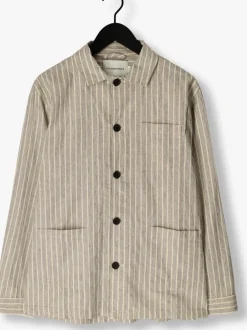 beige the goodpeople overshirt jelin