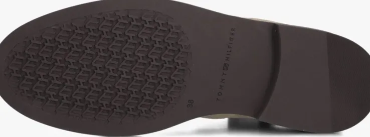 beige tommy hilfiger chelsea boots flag low chelsea