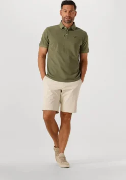 beige tommy hilfiger korte broek harlem short 1985