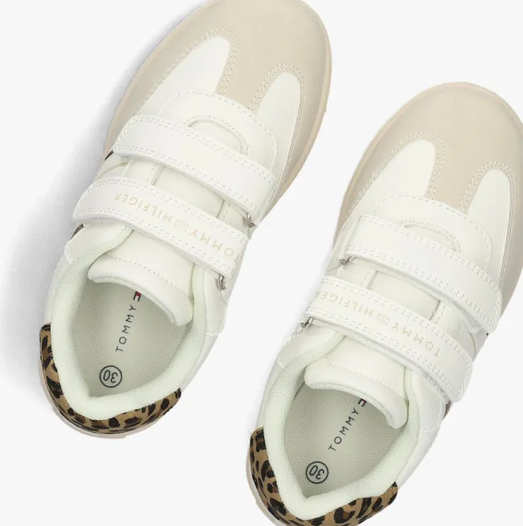 beige tommy hilfiger lage sneakers 33969