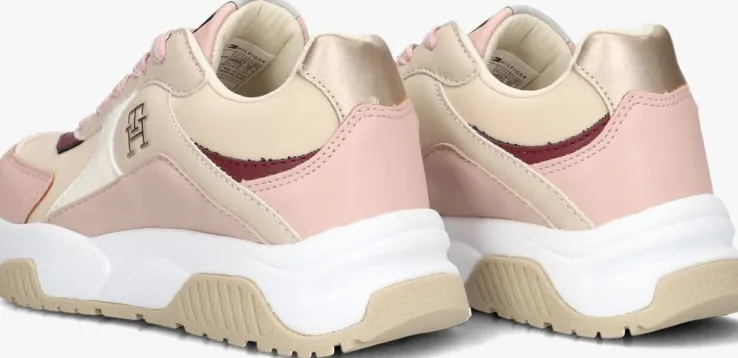 beige tommy hilfiger lage sneakers 33551