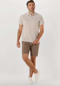 beige tommy hilfiger polo linen pique reg polo