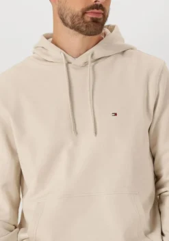 beige tommy hilfiger sweater essential terry hoody