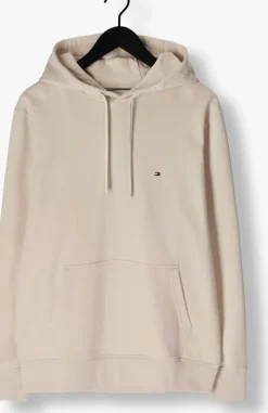 beige tommy hilfiger sweater essential terry hoody
