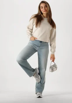 beige tommy hilfiger sweater mdrn reg corp logo c-nk swtshrt