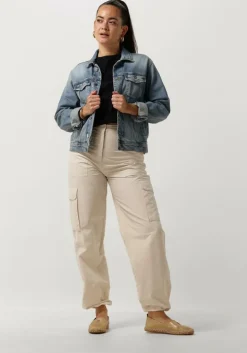 beige tommy jeans cargobroeken tjw harper hr cargo pant