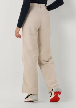 beige tommy jeans flared broek pants flared