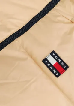 beige tommy jeans gewatteerde jas tjm alaska puffer