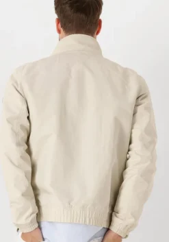 beige tommy jeans gewatteerde jas tjm essential casual bomber