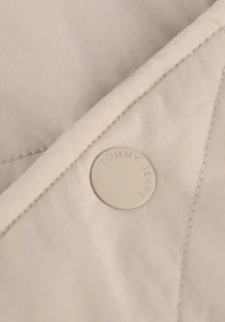 beige tommy jeans jack tjm diamond quilted bomber