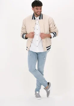 beige tommy jeans jack tjm diamond quilted bomber