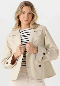 beige tommy jeans jack tjw short trench coat