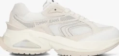 beige tommy jeans lage sneakers tjw trendy retro runner