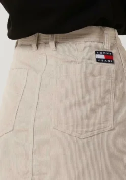 beige tommy jeans minirok skirts