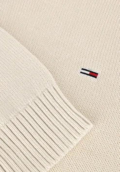 beige tommy jeans sweater tjm slim essntls c-neck sweater