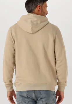 beige tommy jeans sweater tjm reg badge hoodie ext