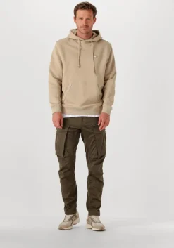 beige tommy jeans sweater tjm reg badge hoodie ext