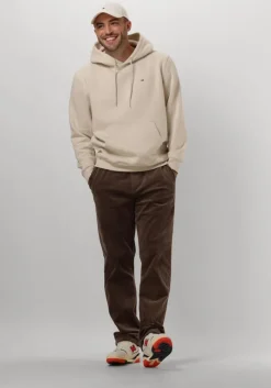 beige tommy jeans truien/vesten tjm reg s flag hoodie