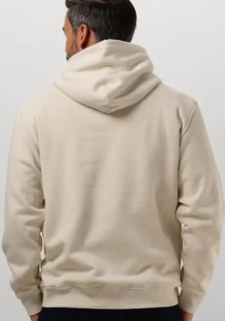 beige tommy jeans truien/vesten tjm reg essential flag hood ext